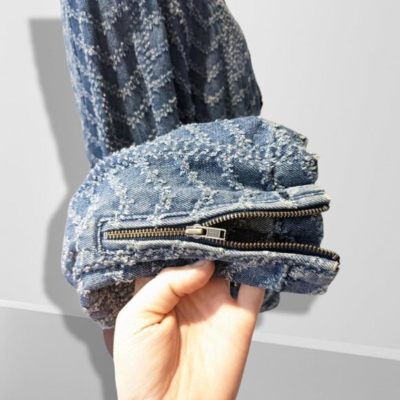 Free People Denim Moto Jacket - Picture 7 of 12